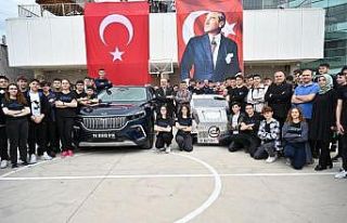 Otomotiv öğrencileri Togg’a hayran kaldı