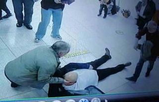 Oy kullandığı okulda kalp krizi geçiren yaşlı...