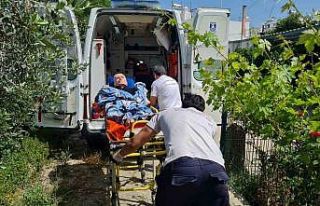 Oyunu ambulansta kullandı