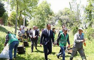 Pamukkale Belediyesi ilçenin güzelliğine güzellik...