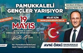 Pamukkale’de gençler yarışacak