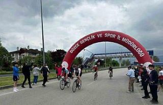 Pedallar madalya için döndü