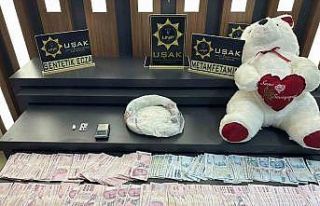 Peluş ayıya gizlenmiş 800 gram uyuşturucu ele...