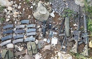 Pençe-Kilit Operasyonu’nda teröristlere ait silah...