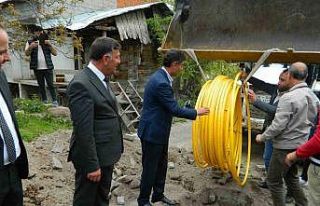 Posof’ta doğalgaz sevinci