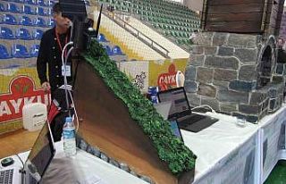 Rize’deki ROBOTEK Yarışmasında hazırlanan doğal...