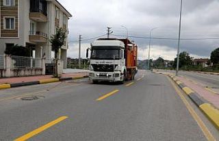 Sakarya’da bu yıl 3 bin 528 kilometre yol çizgisi...