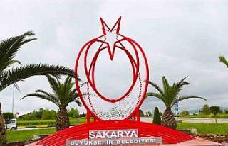 Sakarya’nın simge noktaları ay yıldızla süsleniyor
