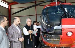 Samsun’a yeni ambulans helikopter
