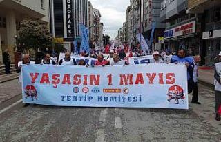 Samsun’da 1 Mayıs kutlamaları