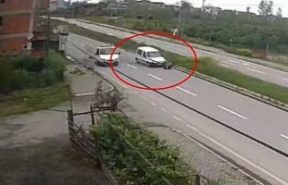 Samsun’da aracın çarptığı yaya metrelerce havaya...