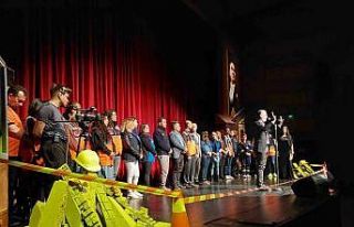 Samsun’da duygulandıran deprem oratoryosu