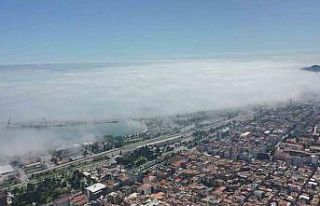 Samsun’da sis denizi