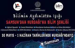 Samsun’dan Nurdağı’nda bilim şenliği