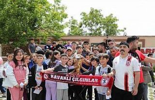 Samsunspor’un şampiyonluk kupası Kavak’ta