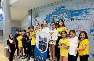 SANKO Okullarının yüzme başarısı
