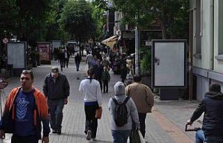 Seçimin sonuçlanmasıyla birlikte Eskişehir sokakları...