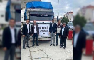 Selendi’den depremzedelere yardımlar devam ediyor