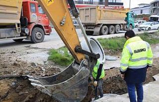 Serdivan’ın güçlü altyapı ağına yeni yağmursuyu...