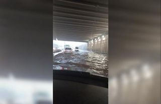 Şiddetli yağış başkentin batısını etkisi altına...