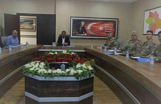Siirt’te seçim güvenliği toplantısı yapıldı