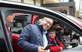 Sinop’ta yerli otomobil Togg’a yoğun ilgi