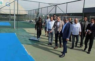 Şırnak uluslararası tenis turnuvasına hazırlanıyor