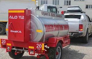 Sivaslı’ya yanın söndürme tankerleri teslim...