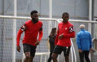 Sivasspor, Galatasaray maçının hazırlıklarını...