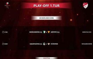 Spor Toto 1. Lig’de play-off programı belli oldu