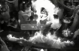 Taksim’de gece kulübünde dehşet anları: Alev...