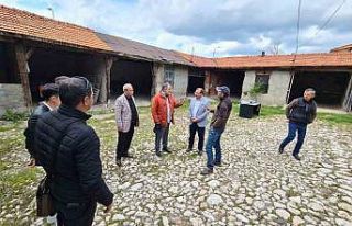 Tarihi Emet Han’ında restorasyon çalışmaları...