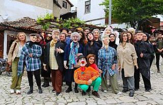 Tarihi kentte canlı kukla gösterisi