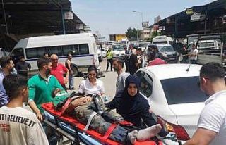 Tarsus’ta trafik kazası: 2 yaralı