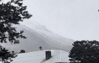 Tatvan’da kar yağışı