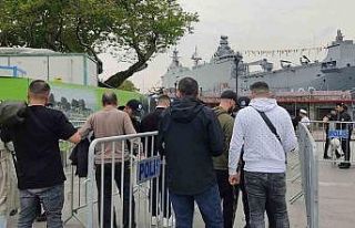 TCG Anadolu İstanbul Sarayburnu’nda yeniden ziyarete...