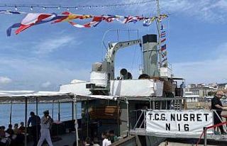 TCG Nusret Gemisi Sinop’ta sergilendi