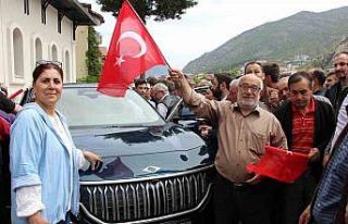 Togg Amasya’da görücüye çıktı, vatandaşlar...