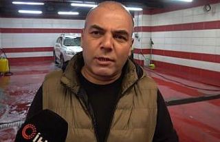 Togg’u oto yıkama dükkanında gören vatandaşın...