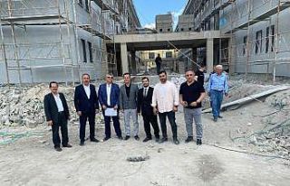 Tomarza Kız Öğrenci Yurdu inşaatı devam ediyor