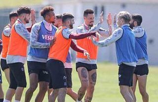 Trabzonspor, MKE Ankaragücü maçı hazırlıklarını...