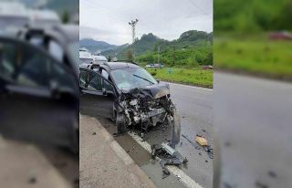 Trabzon’un Araklı ilçesinde trafik kazası: 5...