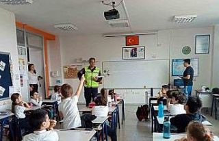 Trafik Haftası’nda öğrencilere eğitim verildi