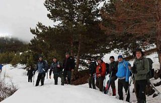 Trekkingçiler bir günde iki mevsim yaşadılar
