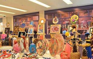 TRSM danışanlarının el sanatları sergisi yoğun...