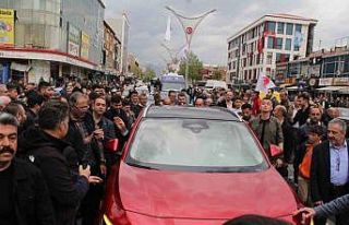 Türkiye’nin yerli otomobili TOGG Erzincan’da...