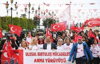 Ulusal Kurtuluş Mücadelesi Anma Yürüyüşü başladı