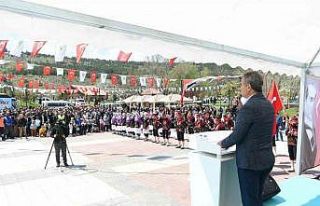 Üreğil Millet Bahçesi’nde 1 Mayıs kutlaması