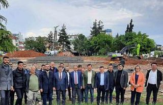 Uşak Millet Bahçesinde çalışmalar devam ediyor