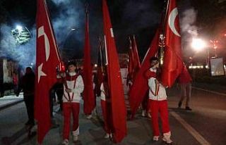 Uşak’ta “Fener Alayı” yürüyüşü gerçekleşti